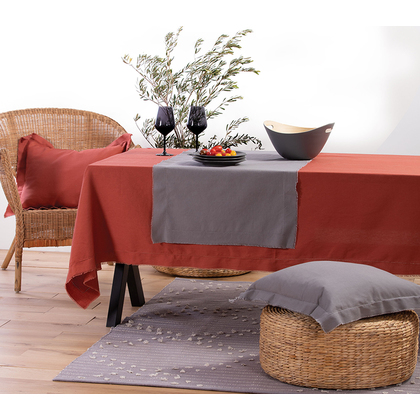 Tablecloth 140x240 NEF-NEF Minimal/Terra 100% Cotton