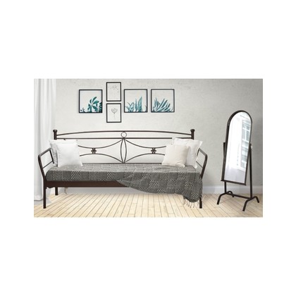 Μεταλλικός Καναπές-Κρεβάτι (για στρώμα 80x190) MC41 Με επιλογή χρώματος