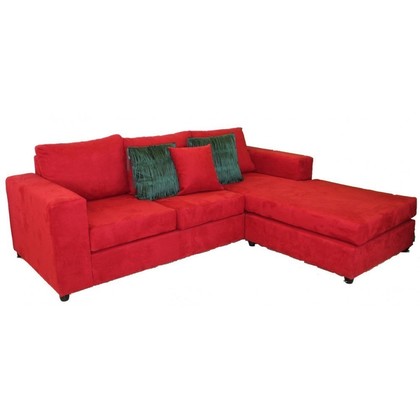 Γωνιακός καναπές Δεξιά γωνία Ύφασμα 230x185x90cm Mackenzie Με επιλογή χρώματος