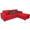 Γωνιακός καναπές Δεξιά γωνία Ύφασμα 230x185x90cm Mackenzie Με επιλογή χρώματος