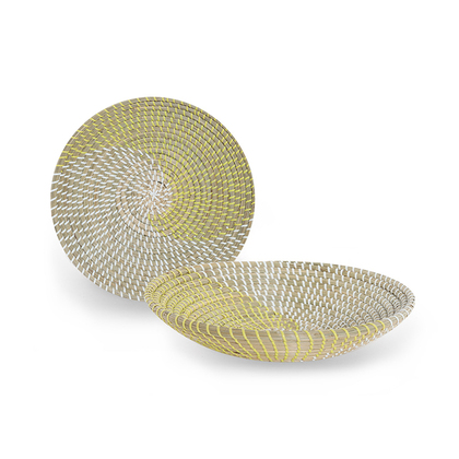 Decorative Plate D36x7 NEF-NEF Persia/Yellow 100% Seagrass