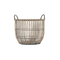 Decorative Basket 38x29 NEF-NEF Lunar/Natural 80% Chaste Tree 20% Metal