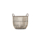 Decorative Basket 32x24 NEF-NEF Lunar/Natural 80% Chaste Tree 20% Metal