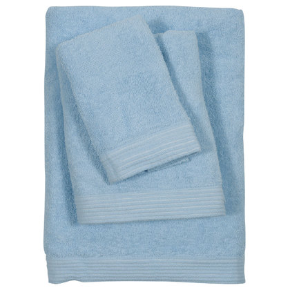 3pcs. Bath Towel Set 70x140cm, 50x90cm & 30x50cm Cotton Das Home Best Collection 0586