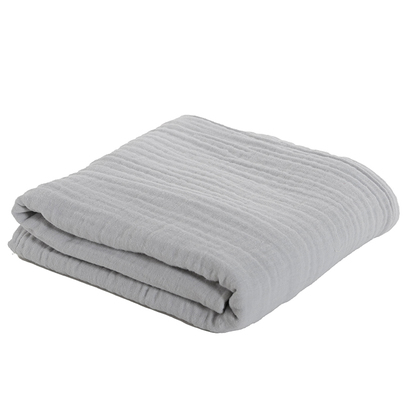 Βρεφική Κουβέρτα Αγκαλιάς 80x110 NEF-NEF Whisper/Grey 100% Βαμβάκι