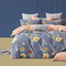 Set Double Sheet 230x260 SB Home Sateen Collection Oxford - Lucy 100%Sateen Cotton205 TC / Blue