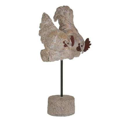 Πασχαλινό Διακοσμητικό Κότες Resin Πολύχρωμο 14x11x30cm Inart 1-70-211-0001
