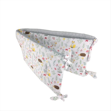 Baby's Crib Bumper 190x35 Ninna Nanna Best Little Friends Cotton-Polyester