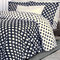 Double Duvet Cover Set 3pcs 220x240 Greenwich Polo Club Premium-Bedroom Collection 2126 Ecru-Black 100% Cotton-Satin 210TC