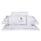 King Size Bed Sheets Set 4pcs 270x280 Greenwich Polo Club Premium-Bedroom Collection 2127 White 100% Cotton-Satin 210TC