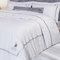 King Size Bed Sheets Set 4pcs 270x280 Greenwich Polo Club Premium-Bedroom Collection 2127 White 100% Cotton-Satin 210TC