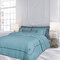 Double Bed Sheets Set 4pcs 240x270 Greenwich Polo Club Premium-Bedroom Collection 2132 Blue 100% Cotton-Satin 210TC