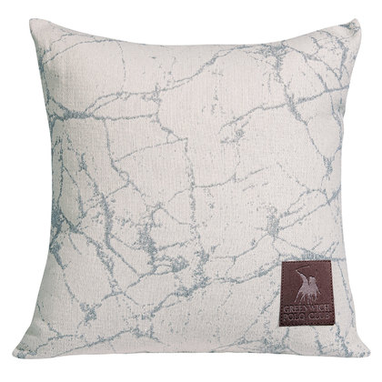 Decorative Pillow 42x42 Greenwich Polo Club Throws Collection 2793 Ecru-Grey 80% Cotton 20% Polyester