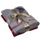 Towels Set 2pcs 50x90 Greenwich Polo Club Essential-Towel Collection 2662 Grey-Bordeaux 100% Cotton