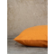 Ζεύγος Μαξιλαροθήκες 52x72 cm Nima Home Unicolors Deep Orange Βαμβάκι