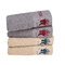 Towels Set 4pcs 30x50 Greenwich Polo Club Essential-Towel Collection 2671 Beige-Grey 100% Cotton