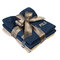 Towels Set 4pcs 30x50 Greenwich Polo Club Essential-Towel Collection 2672 Blue-Beige 100% Cotton