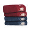 Σετ Πετσέτες 4τμχ 30x50 Greenwich Polo Club Essential-Towel Collection 2673 Μπορντώ-Μπλε 100% Βαμβάκι