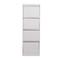 Nextdeco συρταριέρα κρεμαστών φακέλων γκρι με κλειδαριά, 4 συρτάρια Υ133,1x46x62εκ.