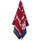 Beach Towel 90x170 Greenwich Polo Club Essential-Beach Collection 3675 Blue-Red-White Jacquard 100% Cotton