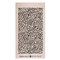 Beach Towel 90x170 Greenwich Polo Club Essential-Beach Collection 3607 Ecru-Black Jacquard 100% Cotton