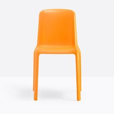 Product partial snow 300 polypropylene chair orange colour