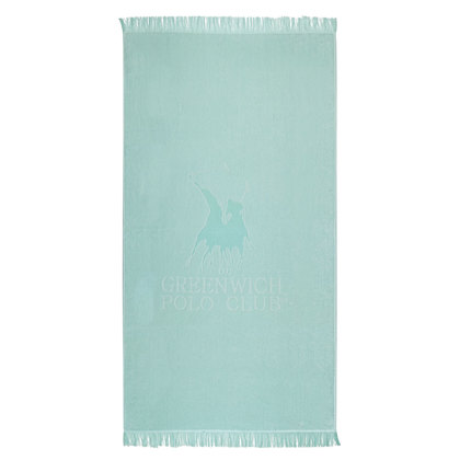 Beach Towel 70x170 Greenwich Polo Club Essential-Beach Collection 3623 Mint Jacquard 100% Cotton