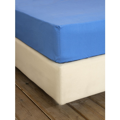 Single Bed Sheet 160x260cm Nima Home Primal Blue Cotton
