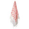 Beach Towel-Pareo 80x180 Greenwich Polo Club Essential-Beach Pareo Collection 3664 Ecru-Coral Jacquard 100% Cotton