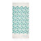 Beach Towel-Pareo 80x180 Greenwich Polo Club Essential-Beach Pareo Collection 3665 Ecru-Mint Jacquard 100% Cotton