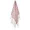 Beach Towel-Pareo 80x180 Greenwich Polo Club Essential-Beach Pareo Collection 3666 Ecru-Peach Jacquard 100% Cotton