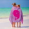 Kid's Beach Towel 70x140 Greenwich Polo Club Junior Beach Collection 3663 Lilac-Pink Jacquard 100% Cotton