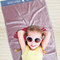 Kid's Beach Towel 70x140 Greenwich Polo Club Junior Beach Collection 3661 Grey-Red Jacquard 100% Cotton