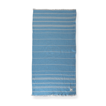 Πετσέτα Θαλάσσης-Παρεό Διπλής Όψεως 90x170 NEF-NEF Sultan/Blue 100% Βαμβάκι