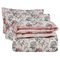 Blanket 160x240 Das Home Happy Collection 9556 100% Cotton 160 TC /Mind - Cream - Pink