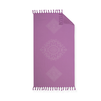 Πετσέτα Θαλάσσης 90x170 NEF-NEF Aurora/Purple Jacquard 82% Βαμβάκι-18% Polyester