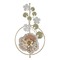 Διακοσμητικό Τοίχου Μεταλλικό Λουλούδια Χρυσό/ Πράσινο 90x8x50cm Inart 3-70-386-0171