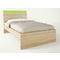 Παιδικό Κρεβάτι Ημίδιπλο (για στρώμα110x190) ΝΟΤΑ Δρύς Λαχανί
