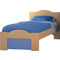 Παιδικό Κρεβάτι Ξύλινο Ημίδιπλο για στρώμα 110x200 Wave Δρυς Σιέλ 