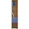 Βιβλιοθήκη Παιδική Με Ντουλάπι Μελαμίνη 40x30x180cm Sarris Bros/ Oak-Ciel