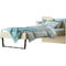 Κρεβάτι Παιδικό Ημίδιπλο Τόξο για στρώμα 110x190cm Δρυς-Σιέλ