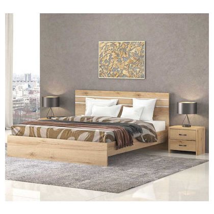 Κρεβάτι N1 για στρώμα 150x200 Μελί