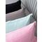 Double Bed Sheets Set 4pcs 240x270 Palamaiki Satin Stripes Collection Rose 100% Cotton-Satin 300TC
