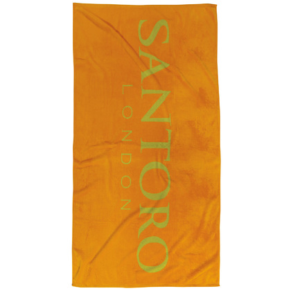 Beach Towel 100x170 Das Home Santoro Prints 5857 100% Cotton/ Blue