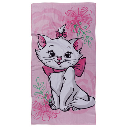 Beach Towel 70x140 Das Home 5849 Marie Cat 100% Cotton / Pink