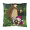 Deco Pillow Masha And The Bear 40x40cm 5510 Das Home 100% Microfibre / Blue