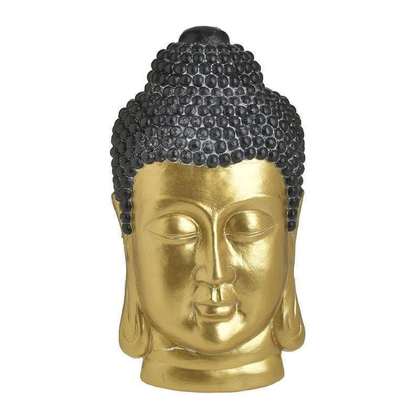 Ceramic Hanging Buddha Golden/ Black 25x10x45cm Inart 3-70-216-0090