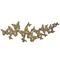 Διακοσμητικό Τοίχου Μεταλλικό Πεταλούδες Χρυσό 118x2x42cm Inart 3-70-120-0039