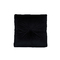 Decorative Square Velour Pillow 45x45 Palamaiki Velvet Feel Collection VF807 Black 100% Polyester