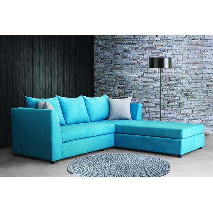 Γωνιακός Καναπές IOS Sofa Agora 220x200x80cm (Ξύλο-Ύφασμα) Με Επιλογή Υφάσματος